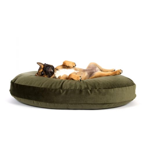 Laboni, Liegekissen 'Luna und Elegance', Indoor, Bezug: olive green