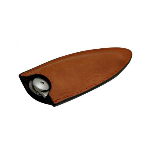 Deejo Lederetui aus Echtleder für Deejo 27G Taschenmesser, Farbe hellbraun