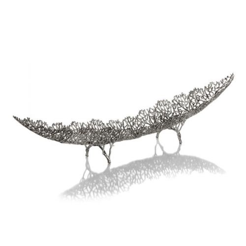 Zieher, Schale 'Reef', poliertes Zinn, 75 mm