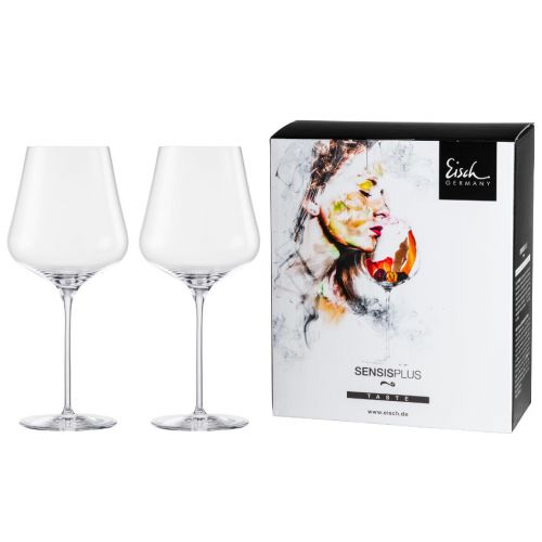 Eisch, Serie Sky Sensis Plus, Burgunder Rotweinglas 518/1, 2 Stück im Geschenkkarton
