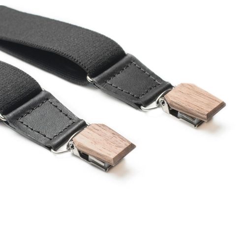 Bewooden, Hosenträger, Modell Apis, Farbe anthrazit