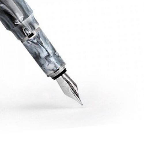 Visconti, Füllfederhalter Modell 'Mirage' Horn, grau