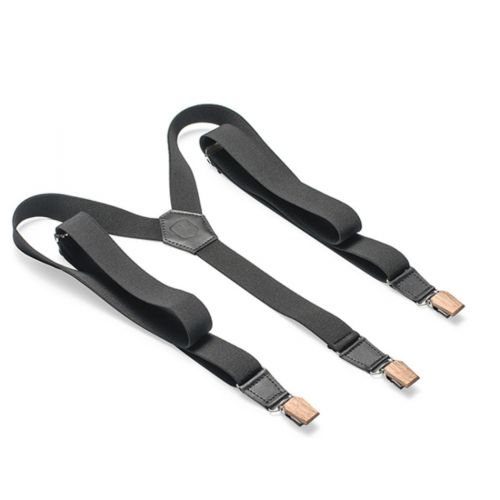 Bewooden, Hosenträger, Modell Apis, Farbe anthrazit