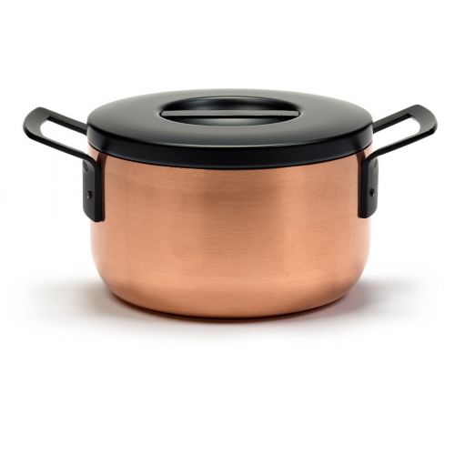 Serax, Kupfer Base von Piet Boon, Kochtopf mit Deckel, 24 cm