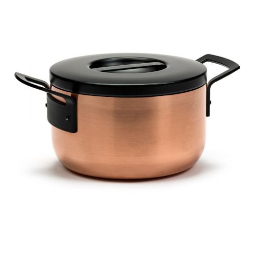 Serax, Kupfer Base von Piet Boon, Kochtopf mit Deckel, 24 cm