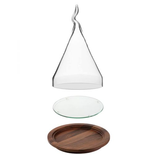 Zieher, Cloche mit Untersetzer 'Solid', 3er Set, wahlweise mit Durchmesser 27,1 cm oder 34,6 cm