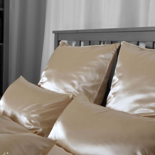 Plauener Seidenweberei, Spannbettlaken aus 100% Seide, Design 'Helios tussah'