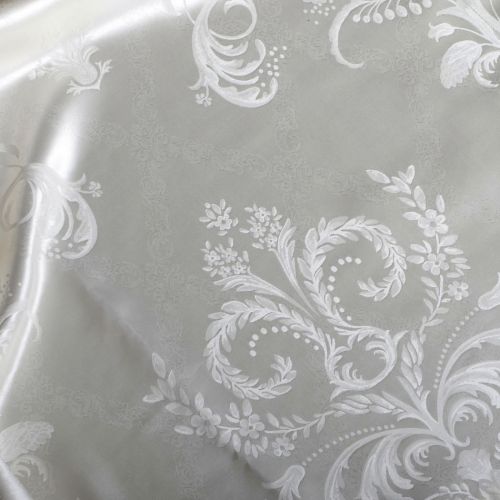 Plauener Seidenweberei, Spannbettlaken aus 100% Seide, Design 'Siena nature'