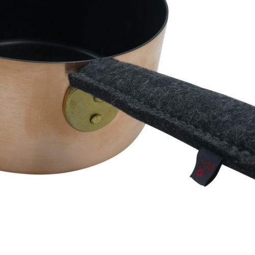 Kupfermanufaktur Weyersberg, Pfannenstielhalter aus Wollfilz, anthrazit