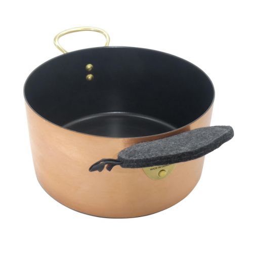 Kupfermanufaktur Weyersberg, Topfgriffe (2er Set) aus Wollfilz, anthrazit