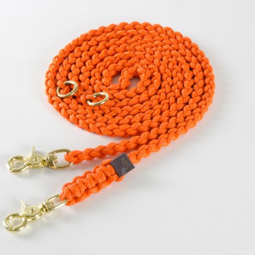 Molly and Stitch, Hundeleine 'Maritim', Farbe orange, 3 Größen