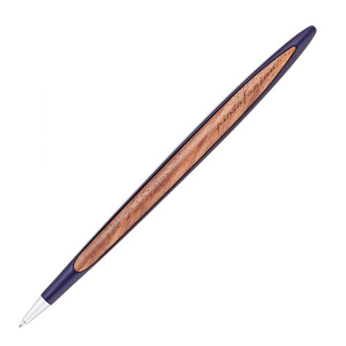 Pininfarina, Ink-Edition, Pininfarina Stift 'Cambiano', Blue-Walnuss, Tintenroller