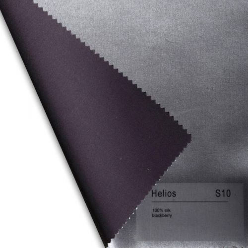 Plauener Seidenweberei, Bettwäsche aus 100% Seide, Design 'Helios blackberry'