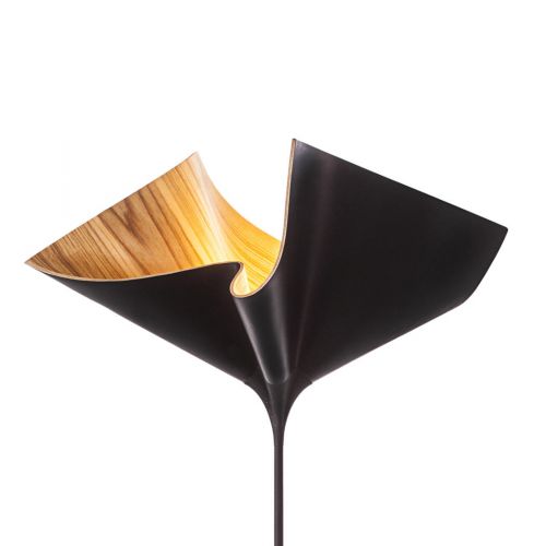 Cozi, Stehlampe groß, Modell ‚Bloom Up Light‘, Eschefurnier, schwarz