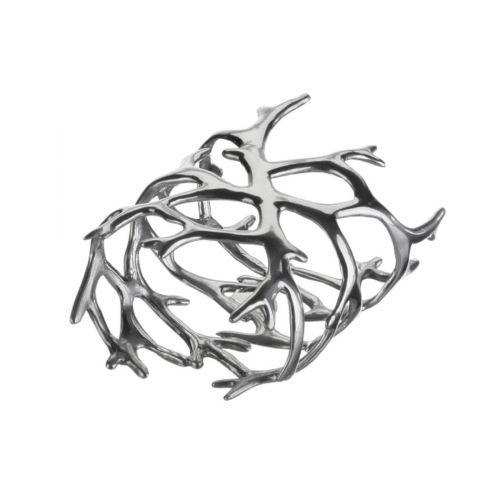 Zieher, Serviettenring 'Reef', poliertes Zinn, 2er Set