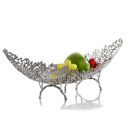 Zieher, Schale 'Reef', poliertes Zinn, 75 mm