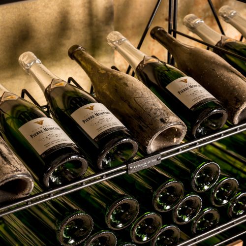 L'Atelier du Vin, hochwertiges Weinregalsystem, Rahmen Metall oder Holz/Metall in 3 Höhen