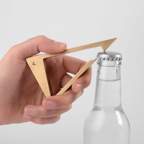 VAU, 'Triangel' Flaschenöffner, Messing, Design Award 2018