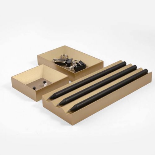 VAU, Modell '12.3 Organiser', Büroset, gold matt