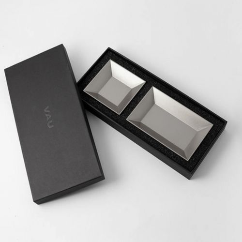 VAU, Modell '12 Organiser', 2 Ablageboxen, silber matt