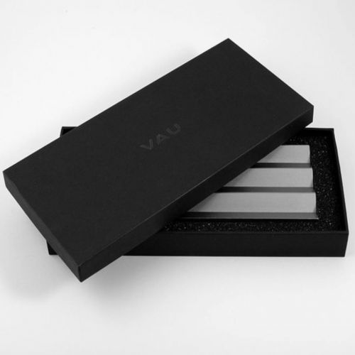 VAU, Modell '3 pencil holder', Stifteablagebox, silber matt