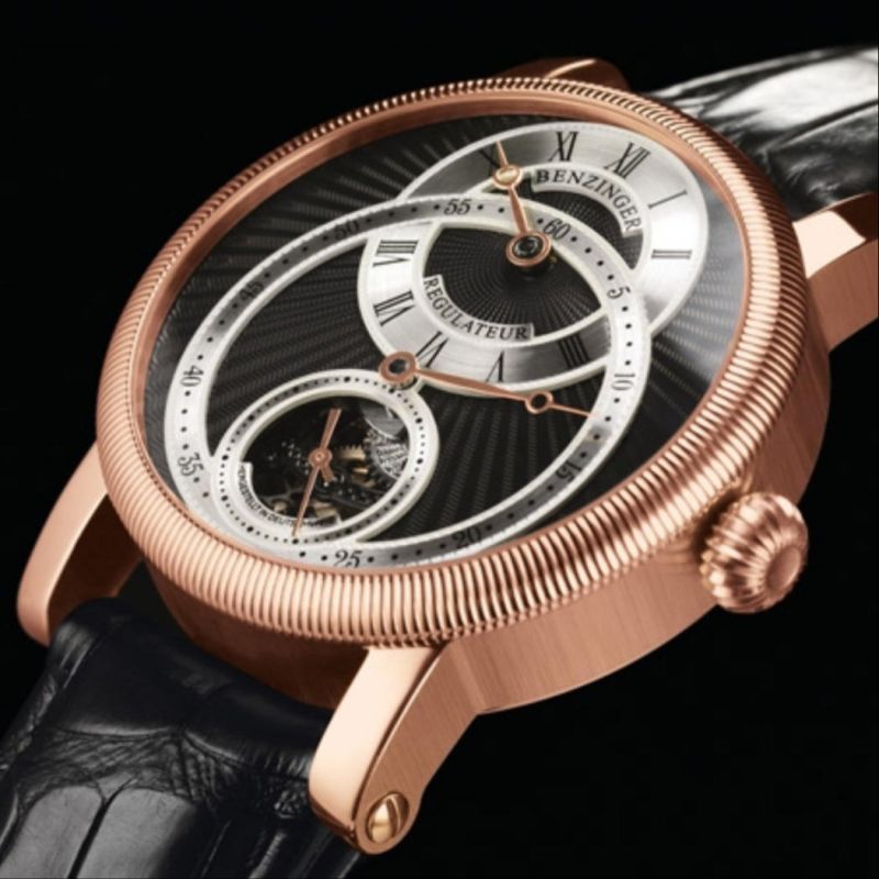Jochen Benzinger, Regulateur Black Rose Gold, Uhrenunikat