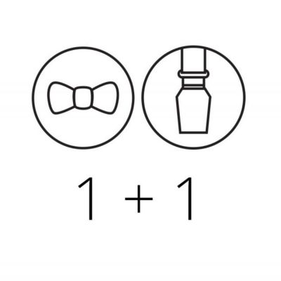 Bewooden, 2er Set, bestehend aus Holzfliege und passende Hosenträger