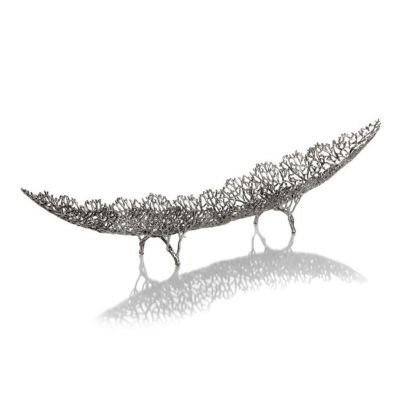 Zieher, Schale 'Reef', poliertes Zinn, 75 mm