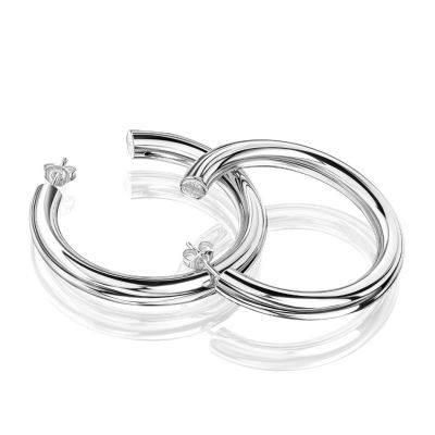 Grosse Jewels, Creolen 'Paris mini', 925 Silber