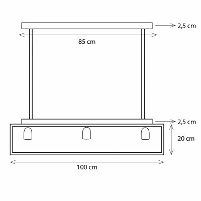 Authentage, Lampenserie 'Vitrine', Hängeleuchte 'Long Tube', verschiedene Ausführungen