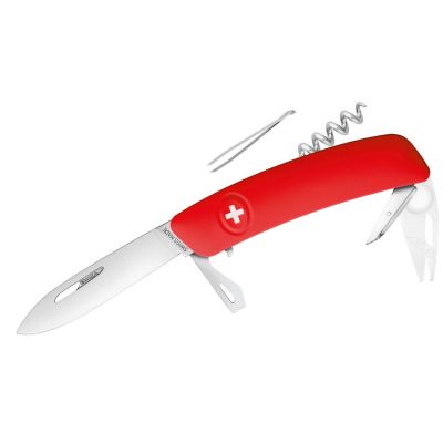 Swiza Tick Tool, Schweizer Taschenmesser, Griffschale rot