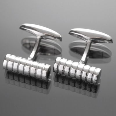 Grosse Jewels, Manschettenknöpfe 'Rims', 925 Silber