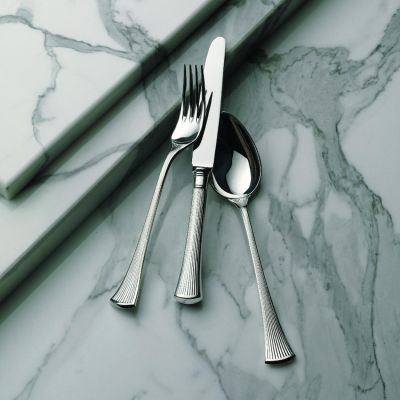 Robbe & Berking, Besteckserie 'Avenue', 9 teilige Vorlegegarnitur, 925 Sterling Silber oder versilbert