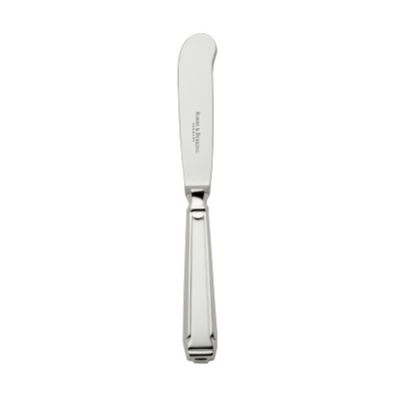 Robbe & Berking, Besteckserie 'Art Deco', Buttermesser mit Stahlklinge, 925 Sterling Silber oder versilbert