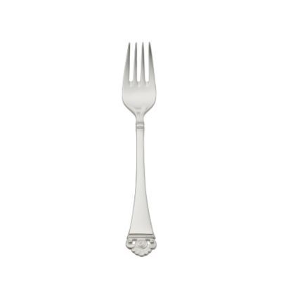 Robbe & Berking, Besteckserie 'Rosenmuster', Dessertgabel, 925 Sterling Silber oder versilbert