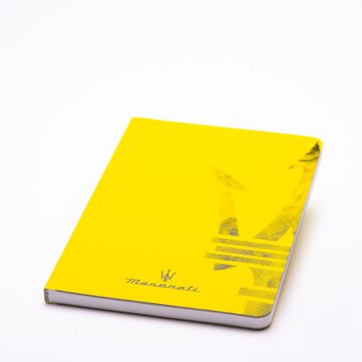 Pininfarina, Notizbuch gelb, Maserati, 128 Seiten