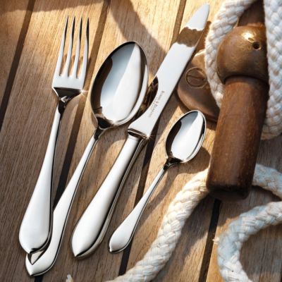 Robbe & Berking, Besteckserie 'Eclipse', 24 teiliges Menübesteck, 925 Sterling Silber oder versilbert