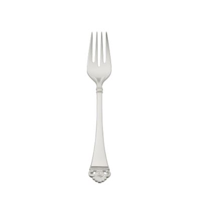 Robbe & Berking, Besteckserie 'Rosenmuster', Fischgabel, 925 Sterling Silber oder versilbert