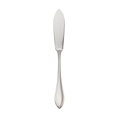Robbe & Berking, Besteckserie 'Navette', Fischmesser, 925 Sterling Silber oder versilbert