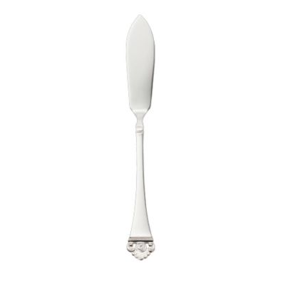 Robbe & Berking, Besteckserie 'Rosenmuster', Fischmesser, 925 Sterling Silber oder versilbert