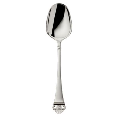 Robbe & Berking, Besteckserie 'Rosenmuster', Gemüselöffel, 925 Sterling Silber oder versilbert