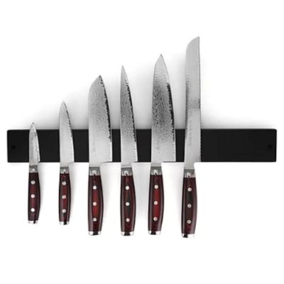 Yaxell, Magnetleiste zur Aufbewahrung von 8 Messern, Bambus schwarz