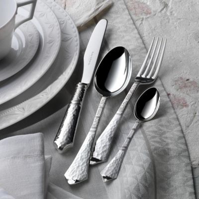 Robbe & Berking, Besteckserie 'Hermitage', 4 teiliges Menübesteck, 925 Sterling Silber oder versilbert