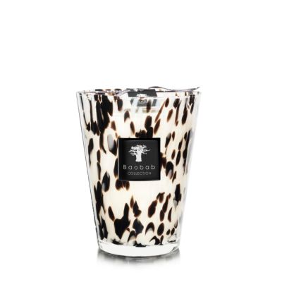 Baobab Duftkerze, Serie 'Pearls', Black Pearls, 5 verschiedene Größen-Max 24