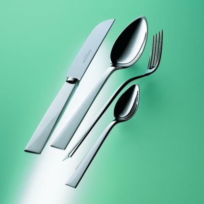 Robbe & Berking, Besteckserie 'Riva', 5 teiliges Menübesteck, 925 Sterling Silber oder versilbert