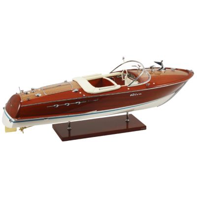 Kiade, Modellboot 'Riva Super Ariston Ivory', Polsterung Elfenbein, 69 cm, Maßstab: 1:10