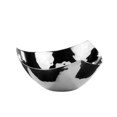 Zieher, Schale aus Edelstahl gehämmert, Durchmesser 22 cm oder 30 cm