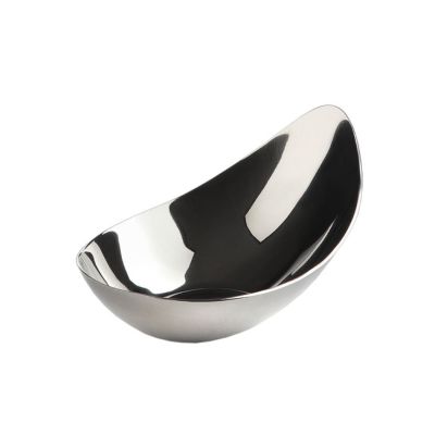 Zieher, Schale oval aus Edelstahl, 16 cm oder 20 cm