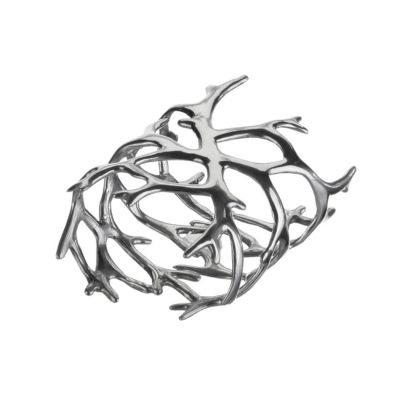 Zieher, Serviettenring 'Reef', poliertes Zinn, 2er Set