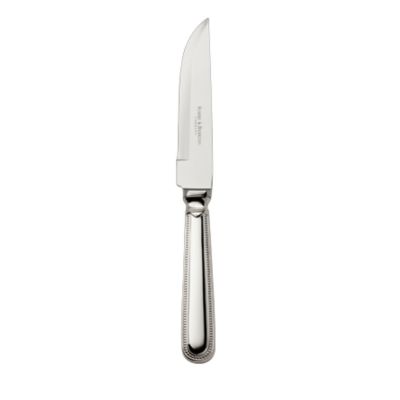 Robbe & Berking, Besteckserie 'Französisch-Perl', Steakmesser, 925 Sterling Silber oder versilbert